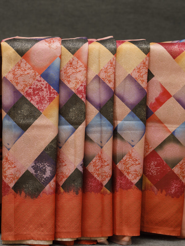 Banarasi soft silk - multi color