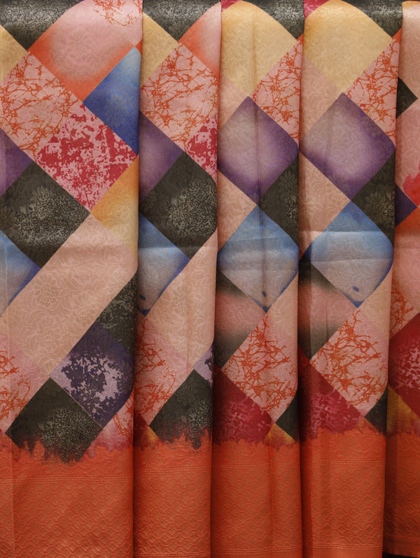 Banarasi soft silk - multi color