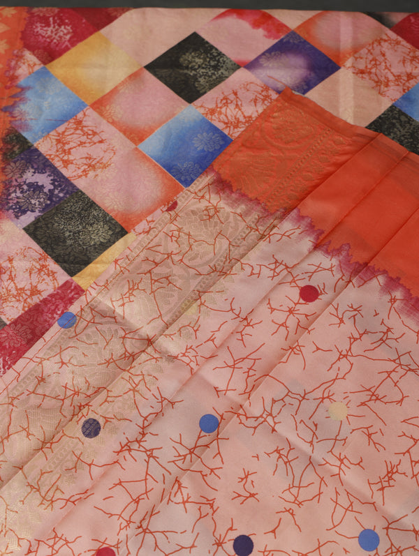Banarasi soft silk - multi color