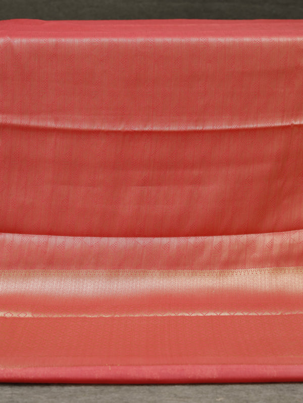 Banarasi tissue soft silk - peach