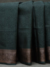 Banarasi tanchoi silk - green