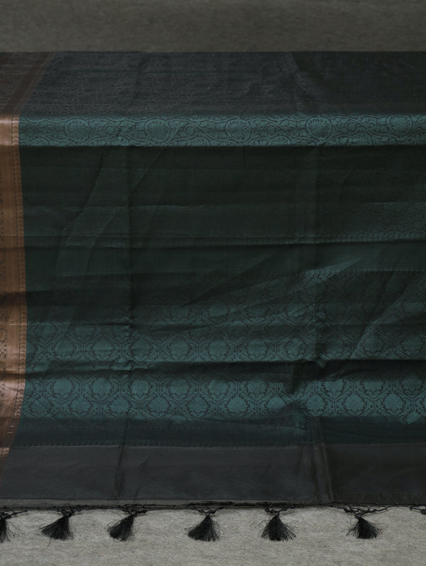 Banarasi tanchoi silk - green