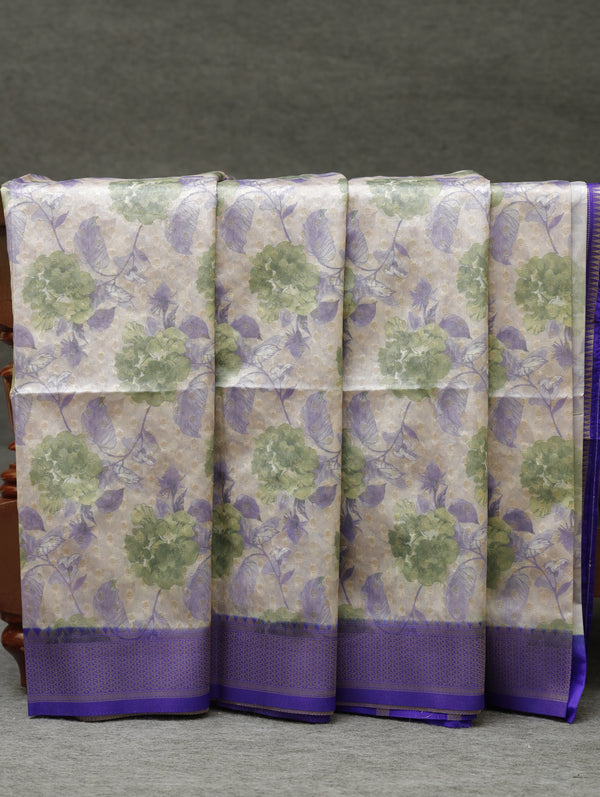 Banarasi butter tissue silk saree - floral