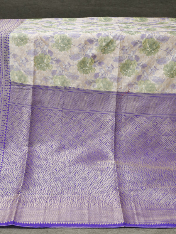 Banarasi butter tissue silk saree - floral