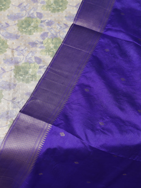 Banarasi butter tissue silk saree - floral