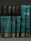 Ikkat silk saree -Black
