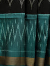 Ikkat silk saree -Black