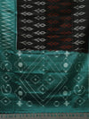 Ikkat silk saree -Black