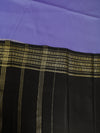 Mysore silk saree - lavender with black