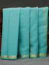 Mysore silk saree - Mint green