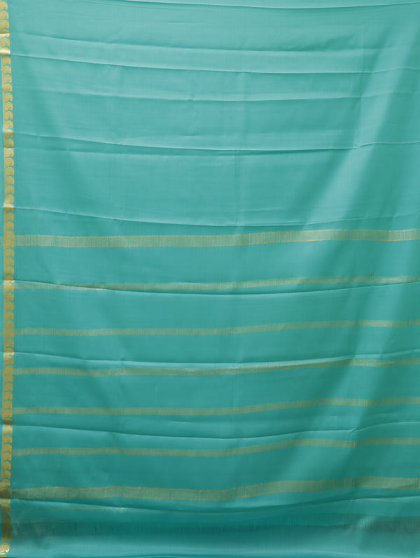Mysore silk saree - Mint green
