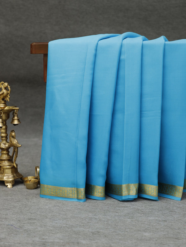 Mysore silk saree - blue