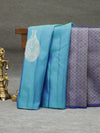 Kanjeevaram silk saree - Ocean blue