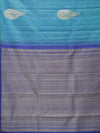Kanjeevaram silk saree - Ocean blue