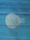 Kanjeevaram silk saree - Ocean blue