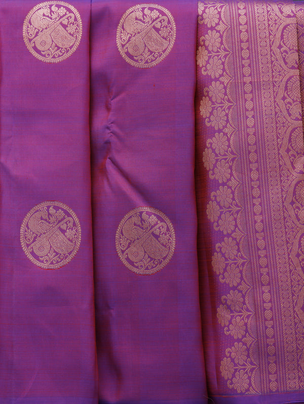 Kanjeevaram silk saree - Purple