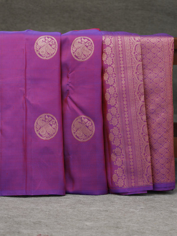Kanjeevaram silk saree - Purple