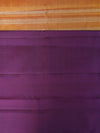 Kanjeevaram silk saree - Sunset orange