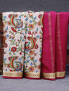 Kalamkari Mysore silk - off white