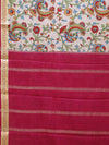 Kalamkari Mysore silk - off white