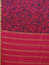 Kalamkari Mysore silk - Pink lotus