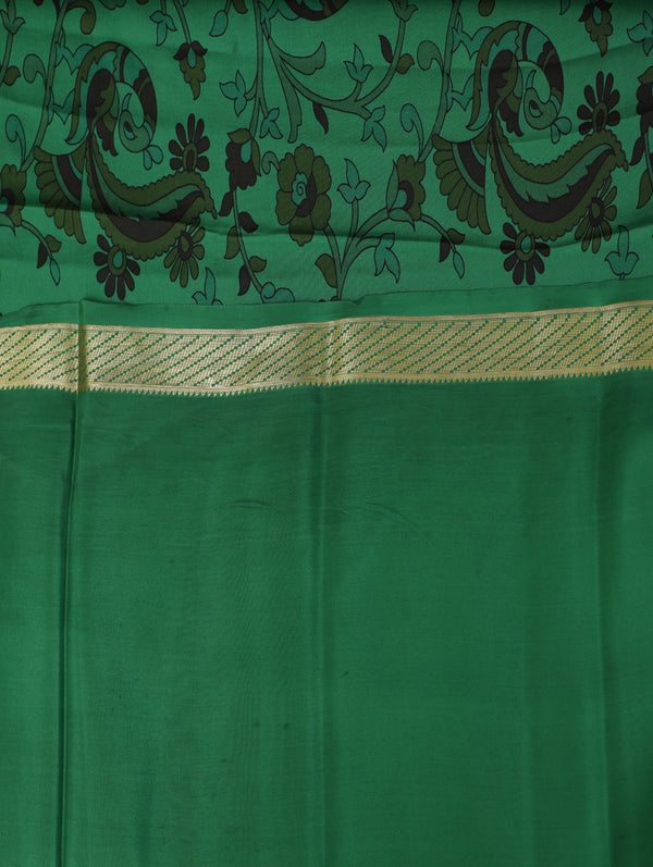 Kalamkari Mysore silk - green