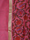 Kalamkari Mysore silk - Pink