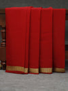 Mysore silk saree - red