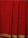 Mysore silk saree - red