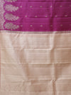 Kanjeevaram silk saree - Majenta with soft blush