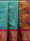 Paithani silk - blue