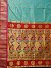 Paithani silk - blue