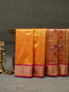 Paithani silk - Orange