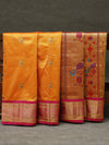 Paithani silk - Orange