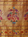 Paithani silk - Orange