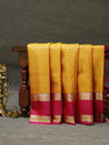 Kanjeevaram silk saree - Yellow