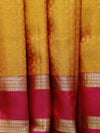 Kanjeevaram silk saree - Yellow