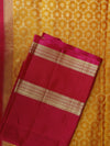 Kanjeevaram silk saree - Yellow