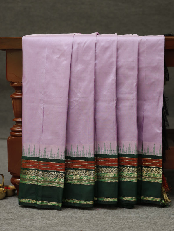 Kanjeevaram silk saree - lavender