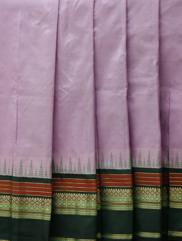 Kanjeevaram silk saree - lavender