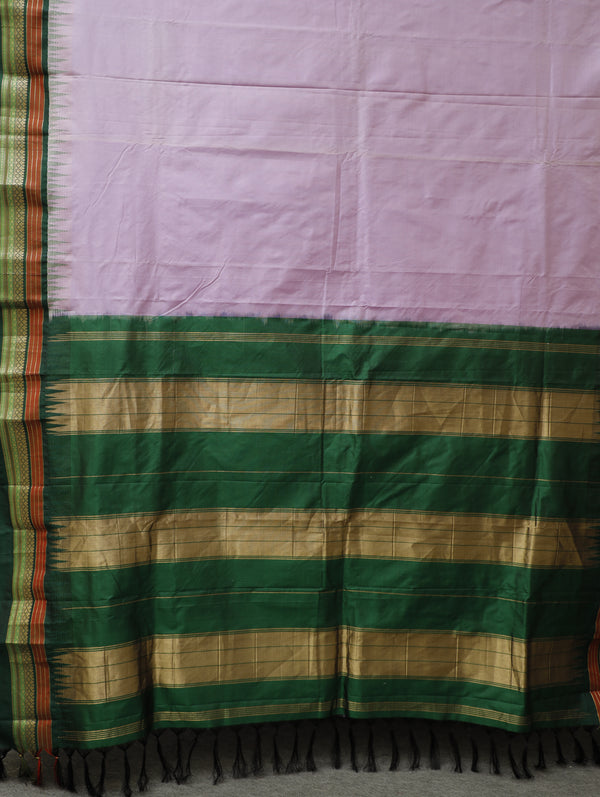 Kanjeevaram silk saree - lavender