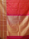 Kanjeevaram silk saree - Orangish Pink