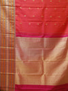 Kanjeevaram silk saree - Orangish Pink
