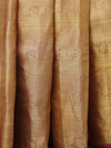 Kanjeevaram silk saree - Cream with gold