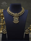 Victorian Choker Necklace - Lord Venkateshwara with pearls